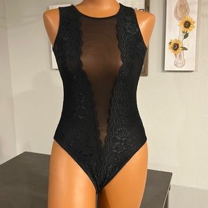 Black Lace Bodysuit